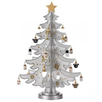 DécoTree silber / weiß - Weihnachtsbaum Winterdeko